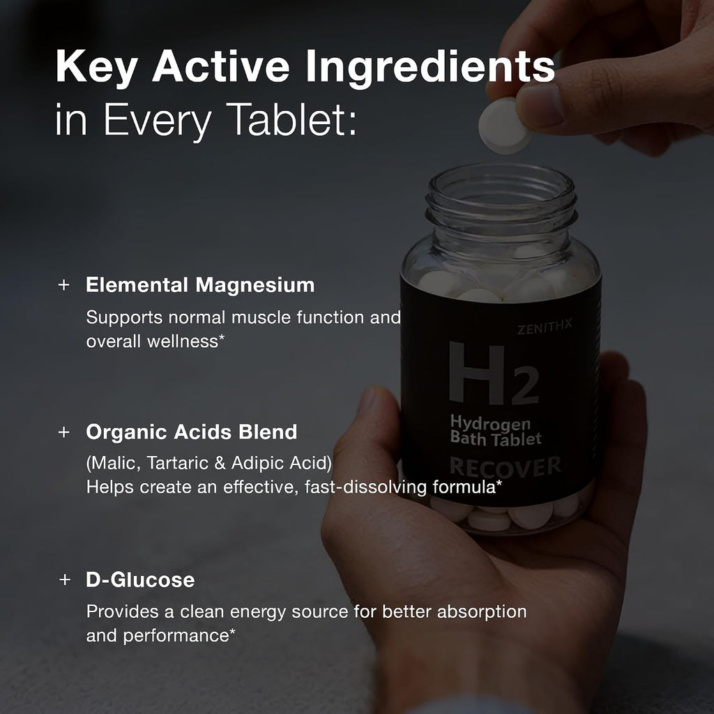 Hydrogen Bath Tablets, 90-Count