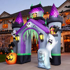 ZPISF Halloween Castle 12 ft 12-Foot Halloween Castle Archway Inflatable – Multicolor – product detail