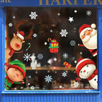 XIMISHOP Christmas Window Clings, 82-Piece Set