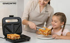 OVENTE GPS401B Electric Sandwich Maker, Black