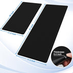 StepRite Cushioned Kitchen Mats, Black, 2-Piece Set