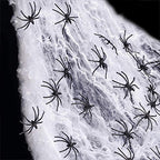 partyMoonet BG-CL3M3-306L01 200-LED Halloween Spider Web Light Set – Dark Purple – product detail