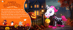 COMIN 69286 5-Foot Halloween Skeleton Unicorn Inflatable – Pink – product detail