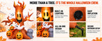 IHGYT HY-QQ26016 8-Foot Halloween Ghost Tree & Pumpkin & Tombstone Inflatable – Ghost Tree – product detail