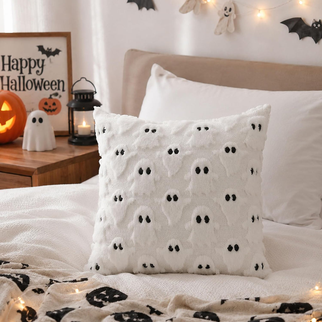 DFXSZ Ghost Pillow Covers, 18 × 18 Inches, Set of 2