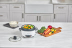 BLACK+DECKER Rice Cooker with Steamer, White, 6 Cups Cooked