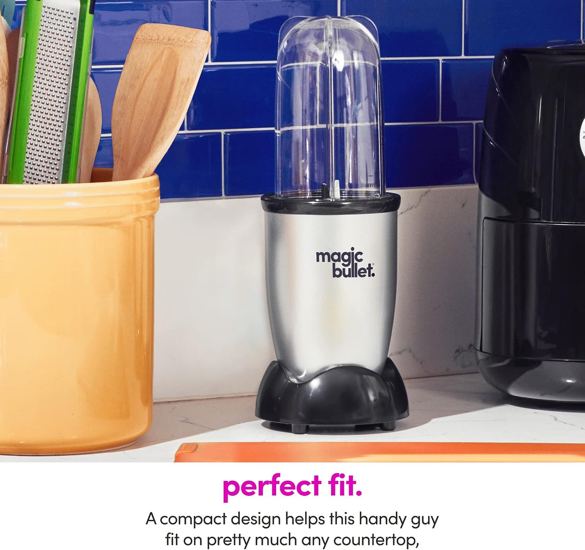 Magic Bullet MBR-1101 Personal Blender Set, Silver