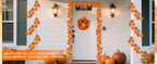 TURNMEON 3-Pack 30-Foot 60-LED Maple Leaf Garland – 30FT-Maple garland, Orange&yellow – 30FT-Maple garland / Orange&yellow – product detail