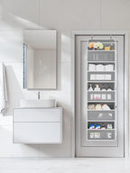 JARLINK Five-Pocket Door Organizer, Grey, Standard