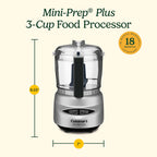 Cuisinart Mini-Prep Plus DLC-2ABC Food Processor, 3 Cup