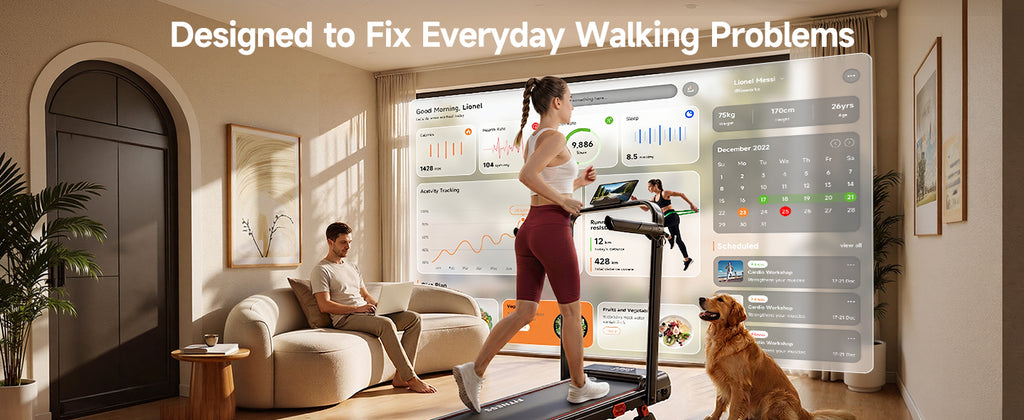 RHYTHM FUN CP03 Walking Treadmill – Matte Black – product detail
