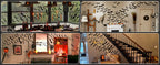 LUDILO Black 3D Bat Wall Decorations, 100 Pieces