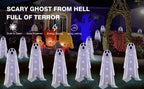 Betrihyes BTBGCW01 6-Pack Solar Halloween Ghost Path Lights – Cold White – product detail