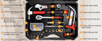 KingTool DS-HDT001 325-Piece Home Repair Tool Kit with Drawer Case – Red, Black – product detail