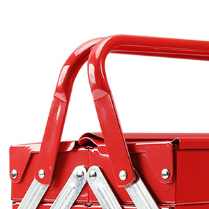WORKPRO W082075AE 18-Inch Five-Tray Cantilever Tool Box – Red – product detail