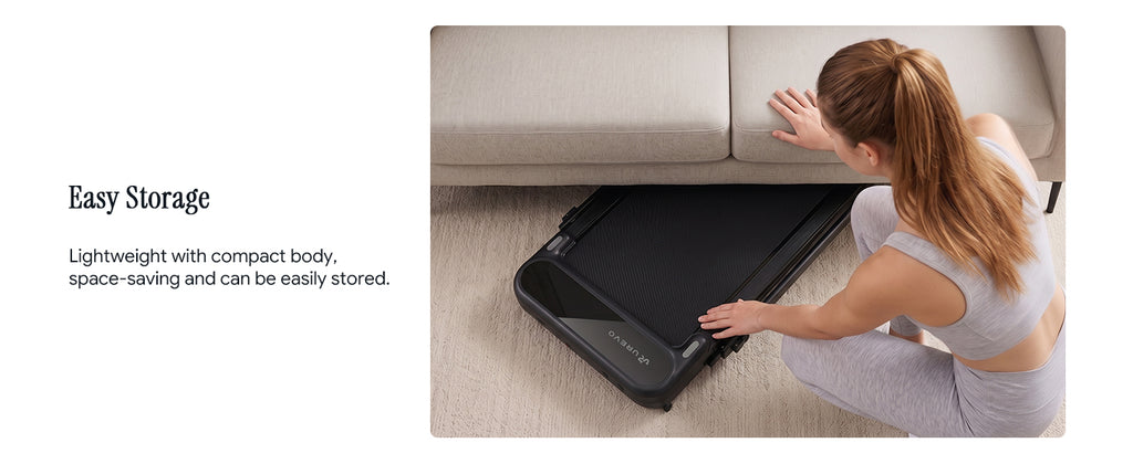 UREVO URTM059 Walking Treadmill – Black – product detail