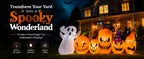 LAASOFANI HI-Pumpkin-BooCat 11-Foot Halloween Pumpkin Inflatable – 11FT Pumpkins BlackCat – product detail