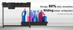 Sevenblue Two-Tier Under-Sink Organizers, Black, 3-Pack