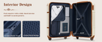 Coolife YD102 Hardside Luggage Set – 3 Piece Set (BP/TB/20), White – White / 3 Piece Set (BP/TB/20) – product detail