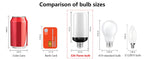 Bitrue 4-Pack E26 LED Flame-Effect Light Bulbs – 4 Pack – product detail