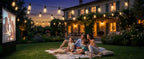 VGUXG Solar Patio String Lights, 50 ft, 15 Sockets