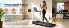 Acezoe S40-4 Under-Desk Walking Treadmill – Black with Blue & Orange – product detail