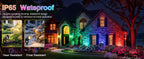 SUNVIE RR62JGOEX8 12W RGBW LED Outdoor Spotlights – 4 Pack, Black – 4 Pack / Black – product detail