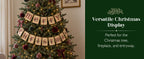 ORIENTAL CHERRY Vintage-Style Merry Christmas Banner