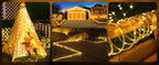 Brightown Solar Rope Lights, Warm White, 39 ft