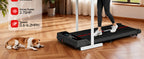 CHAOKE Under-Desk Walking Treadmill – Black-Red – product detail