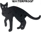 Anditoy W-CP6 6-Piece Black Cat Halloween Yard Sign Set – 13.4 inches x 15.7 inches, black – black / 13.4 inches x 15.7 inches – product detail