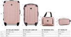 Travelers Club T-55504-670 Hardside Luggage Set – 4-Piece Set, Rose Gold – Rose Gold / 4-Piece Set – product detail