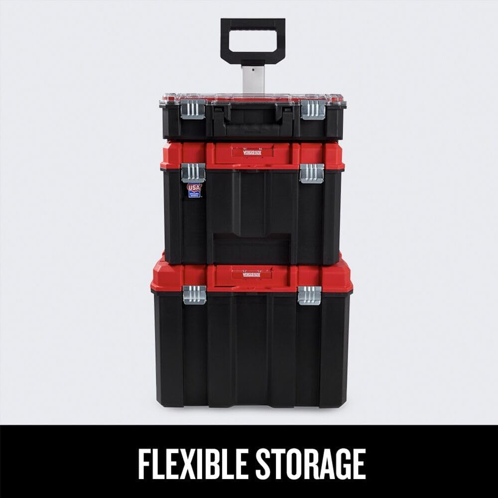 CRAFTSMAN CMST60402 VERSASTACK Rolling Tool Storage Tower – Black, Red – product detail
