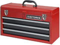 CRAFTSMAN 965337 3-Drawer Portable Steel Tool Chest – red