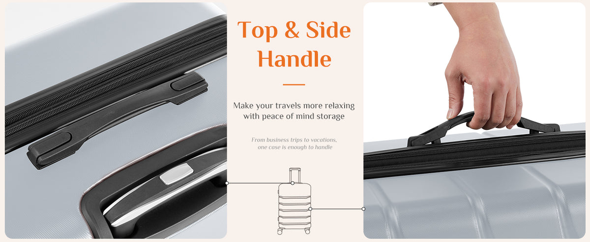 Sweetcrispy XLX-28LGY Suitcase – 28 Inch, Light Grey – Light Grey / 28 Inch – product detail