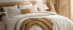Bedsure Prewashed King Comforter Set, 3 Pieces, Beige