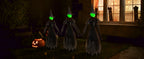 Jibeufi Hlw-witch-3pcs 3-Pack 4.9-Foot Lighted Halloween Witch Stakes – black – product detail