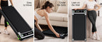 AKLUER 480L-A Under-Desk Walking Treadmill – Light Black – product detail