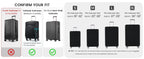TRAVELKIN more than travel XL Luggage Cover – XL, Black – Black / XL – product detail