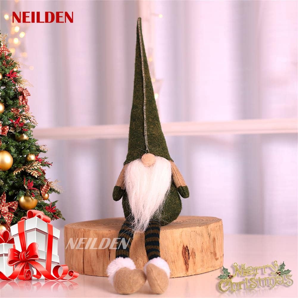 BWFY Long-Leg Christmas Decorative Dolls, Set of 3