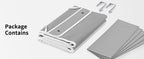 JARLINK Five-Pocket Door Organizer, Grey, Standard