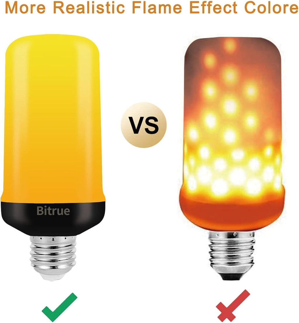 Bitrue 4-Pack E26 LED Flame-Effect Light Bulbs – 4 Pack – product detail