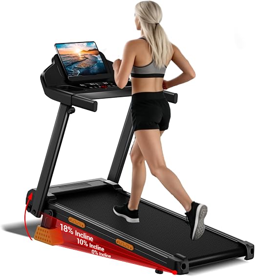 LONTEK SF20 Walking Treadmill – Deep Black