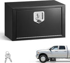 VEVOR JL-TB17S-2 24-Inch Underbody Steel Truck Tool Box – 24*12*14, Black