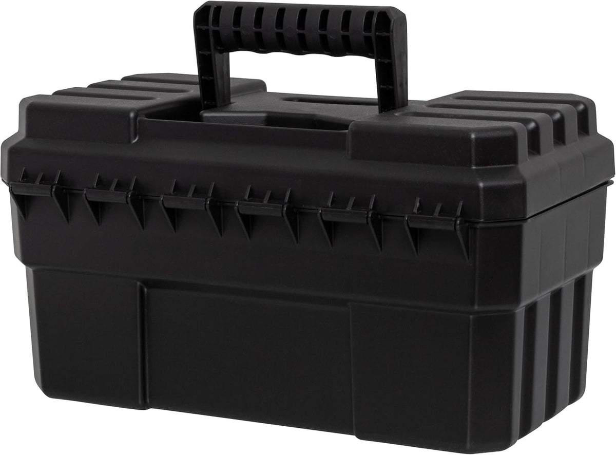 Akro-Mils 09514BLACK 14-Inch ProBox Tool Box with Removable Tray – 1-Pack, Black – Black / 1-Pack – product detail