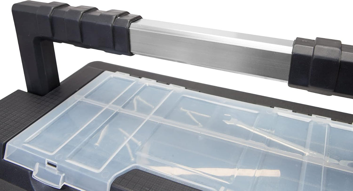 BIG RED A5519BR 19-Inch Stainless Steel and Plastic Tool Box – Silver – product detail
