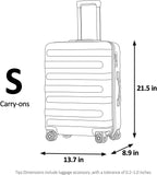 VIVIcity HW-BaoWen-20in Carry-On Suitcase – S (20 In Carry-on), Leopard Print – Leopard Print / S (20 In Carry-on) – product detail