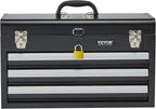 VEVOR TBD-2003SSBK 20.5-Inch 3-Drawer Steel Tool Chest – Black – product detail