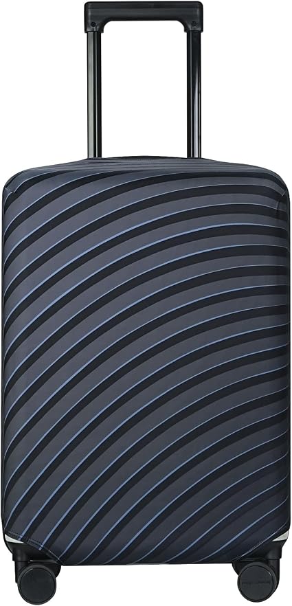 Explore Land Luggage Cover – Small, Gray Wave