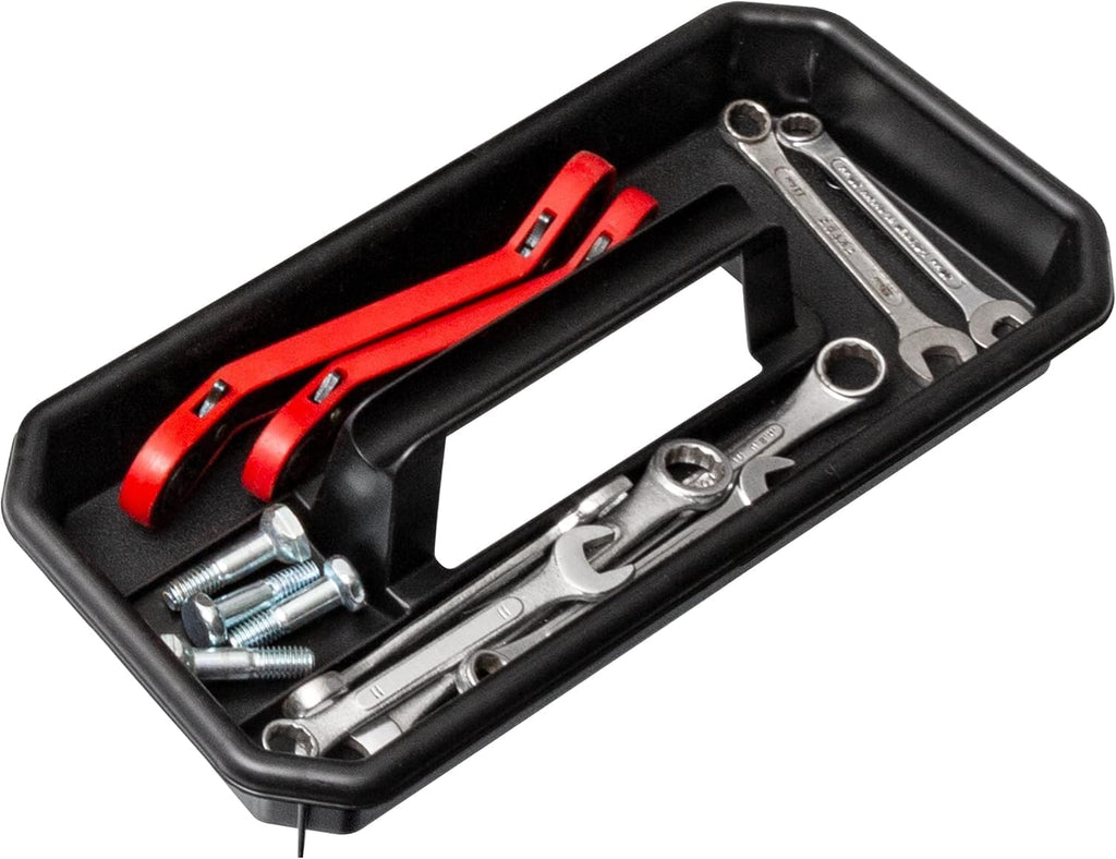 Akro-Mils 09514BLACK 14-Inch ProBox Tool Box with Removable Tray – 1-Pack, Black – Black / 1-Pack – product detail